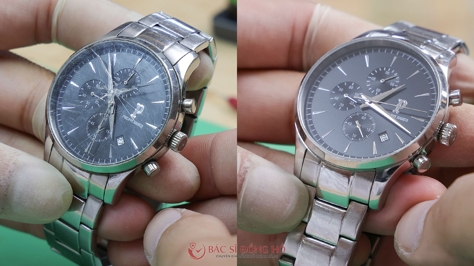 Thay mat kinh dong ho - thumb