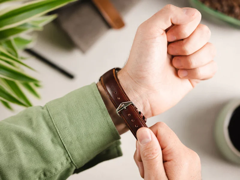 Dây da đồng hồ bị khô cứng có thể đến từ nhiều nguyên nhân khác nhau, bao gồm yếu tố môi trường và quá trình sử dụng